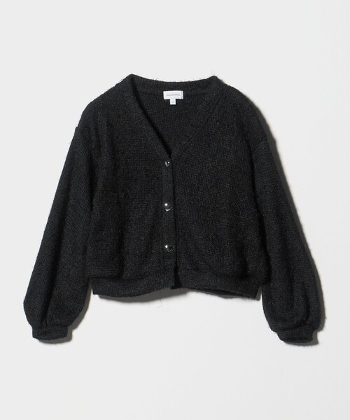 green label relaxing（グリーンレーベルリラクシング）の「シャギー カーディガン / キッズ  120cm-160cm（カーディガン/ボレロ・キッズ・ブラック/ライラック・160cm/140cm/130cm/120cm/150cm）」の19枚目の写真