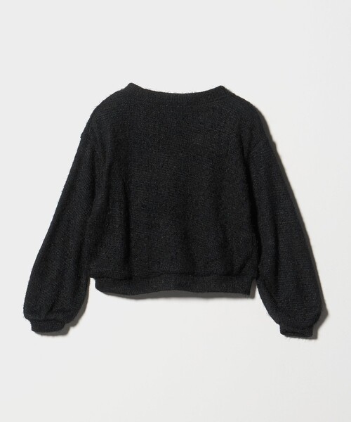 green label relaxing（グリーンレーベルリラクシング）の「シャギー カーディガン / キッズ  120cm-160cm（カーディガン/ボレロ・キッズ・ブラック/ライラック・160cm/140cm/130cm/120cm/150cm）」の20枚目の写真