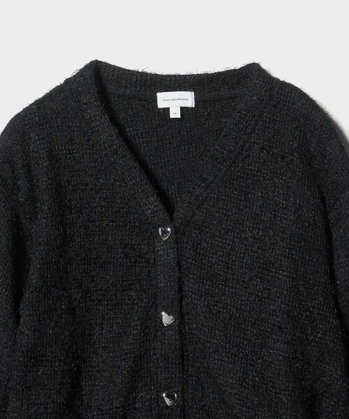 green label relaxing（グリーンレーベルリラクシング）の「シャギー カーディガン / キッズ  120cm-160cm（カーディガン/ボレロ・キッズ・ブラック/ライラック・160cm/140cm/130cm/120cm/150cm）」の21枚目の写真