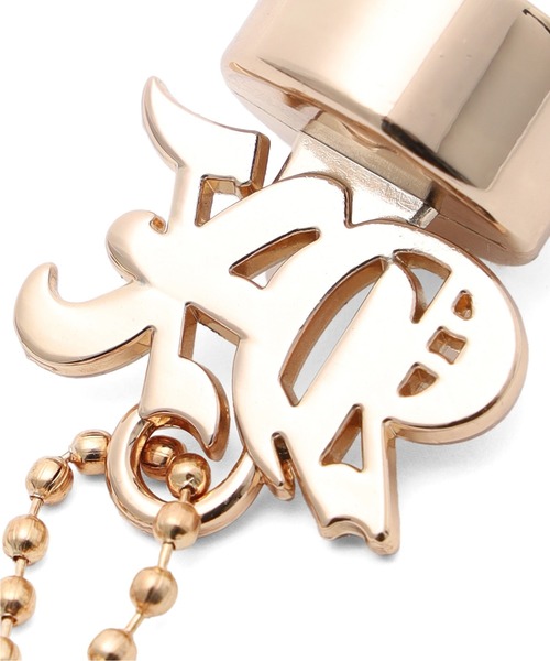 X-girl（エックスガール）の「LIP HOLDER KEY CHARM（キーホルダー・レディース・シルバー/ゴールド・ONE SIZE）」の5枚目の写真