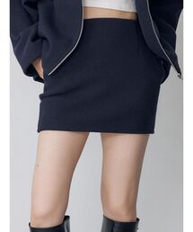 MURUA | 【セットアップ対応】リブミニスカート(スカート)