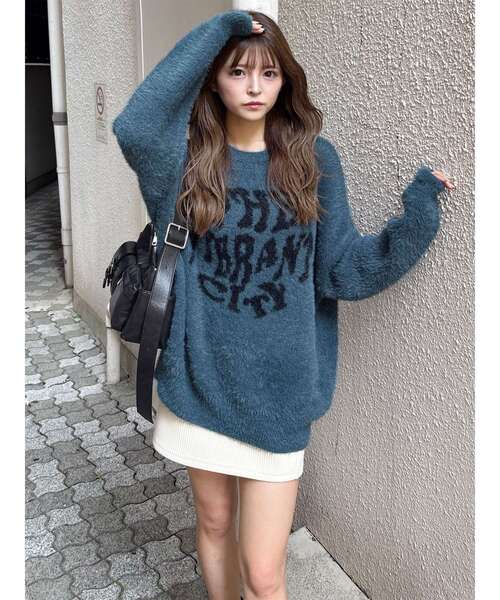 MURUA(ムルーア)の「【セットアップ対応】リブミニスカート(スカート・レディース・ネイビー/アイボリー・2/1)」の22枚目の写真