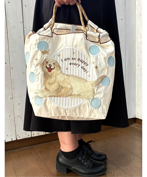 MAZEMAZE（マゼマゼ）の「8begin bag(Sサイズ)（トートバッグ・レディース・ベージュ/イエロー/インディゴブルー/パープル/ホワイト/ホワイト系その他/レッド/ブラック/ブルーグリーン/サックスブルー/ナチュラル・FREE）」の2枚目の写真