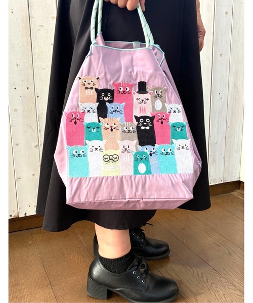 MAZEMAZE（マゼマゼ）の「8begin bag(Sサイズ)（トートバッグ・レディース・ベージュ/イエロー/インディゴブルー/パープル/ホワイト/ホワイト系その他/レッド/ブラック/ブルーグリーン/サックスブルー/ナチュラル・FREE）」の9枚目の写真