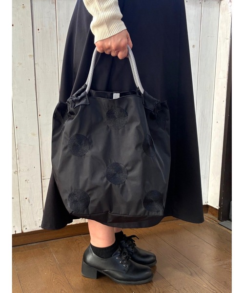 MAZEMAZE（マゼマゼ）の「8begin bag(Sサイズ)（トートバッグ・レディース・ベージュ/イエロー/インディゴブルー/パープル/ホワイト/ホワイト系その他/レッド/ブラック/ブルーグリーン/サックスブルー/ナチュラル・FREE）」の3枚目の写真