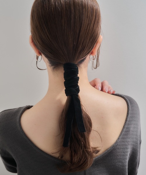 dee doo dah(ディドゥダ)の「【deedoodah】ワイヤーベロアリボン 紐アレンジ(その他ヘアアクセサリー・レディース・A/B/C・FREE)」の8枚目の写真