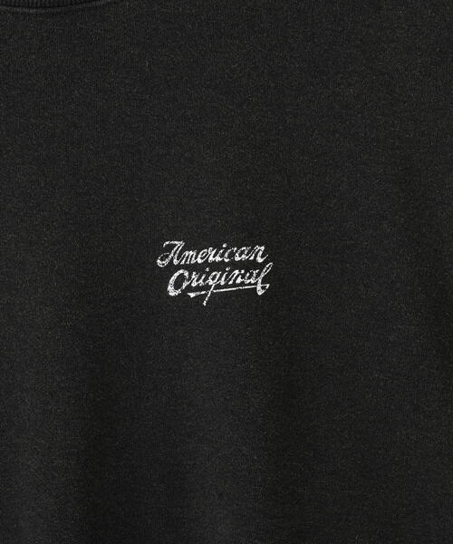 schott(ショット)の「Schott/ショット/AMERICAN ORIGINAL SNOW WASH CREW SWEAT/アメリカン オリジナル スノーウォッシュ クルースウェット(スウェット・メンズ・ブラック/レッド/ネイビー・L/XL/2XL/M)」の5枚目の写真
