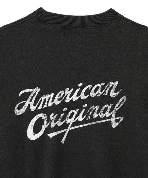 schott(ショット)の「Schott/ショット/AMERICAN ORIGINAL SNOW WASH CREW SWEAT/アメリカン オリジナル スノーウォッシュ クルースウェット(スウェット・メンズ・ブラック/レッド/ネイビー・L/XL/2XL/M)」の19枚目の写真