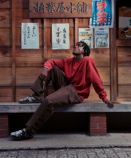 schott(ショット)の「Schott/ショット/AMERICAN ORIGINAL SNOW WASH CREW SWEAT/アメリカン オリジナル スノーウォッシュ クルースウェット(スウェット・メンズ・ブラック/レッド/ネイビー・L/XL/2XL/M)」の10枚目の写真