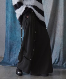 SERACE（セラス）の「【SERACE】Loose silhouette drape mode suspender wide slacks / ルーズシルエットドレープモードサスペンダーワイドスラックス（スラックス）」