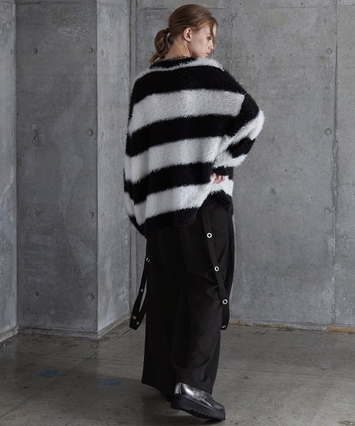 SERACE(セラス)の「【SERACE】Loose silhouette drape mode suspender wide slacks / ルーズシルエットドレープモードサスペンダーワイドスラックス(スラックス・メンズ・ライトグレー/ブラック・L/M/S)」の16枚目の写真