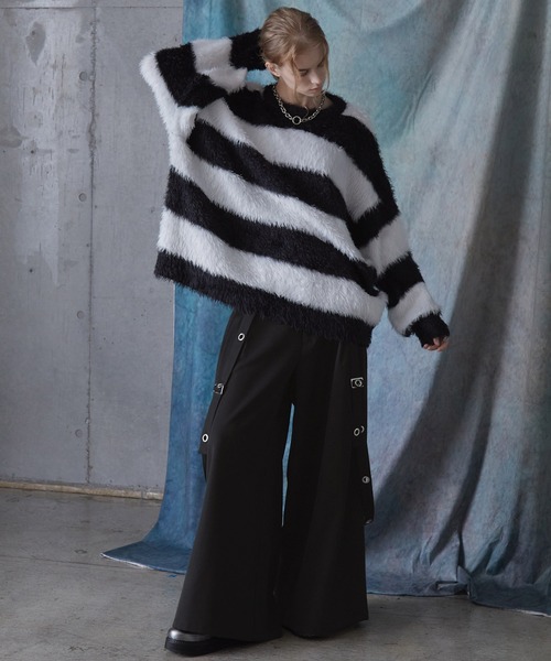 SERACE(セラス)の「【SERACE】Loose silhouette drape mode suspender wide slacks / ルーズシルエットドレープモードサスペンダーワイドスラックス(スラックス・メンズ・ライトグレー/ブラック・L/M/S)」の18枚目の写真