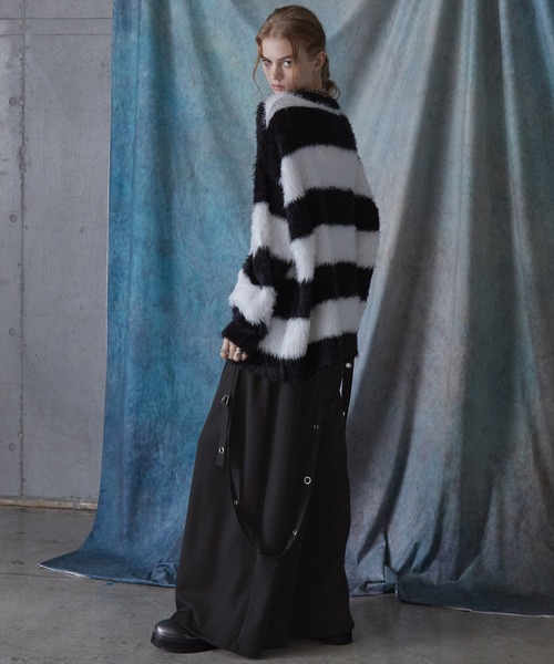 SERACE(セラス)の「【SERACE】Loose silhouette drape mode suspender wide slacks / ルーズシルエットドレープモードサスペンダーワイドスラックス(スラックス・メンズ・ライトグレー/ブラック・L/M/S)」の19枚目の写真