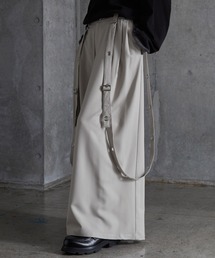 SERACE（セラス）の「【SERACE】Loose silhouette drape mode suspender wide slacks / ルーズシルエットドレープモードサスペンダーワイドスラックス（スラックス）」