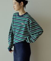 AMERICAN HOLIC | PENNEY'S レトロボーダーロングTシャツ(Tシャツ/カットソー)