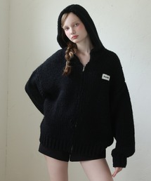 Seemi. byNICECLAUP | 【Seemi.】ZIPニットパーカー(ニット/セーター)
