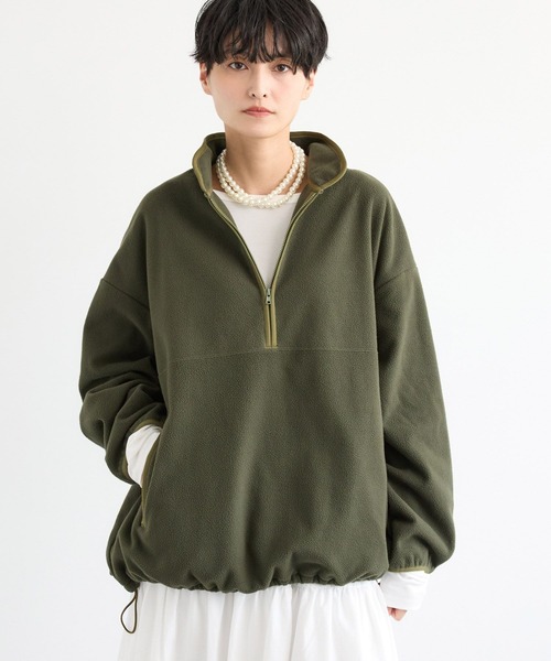 BARNYARDSTORM / フリースハーフZIPブルゾン / マシンウォッシャブル