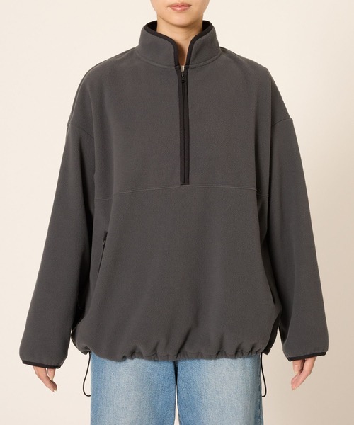 セール】BARNYARDSTORM / フリースハーフZIPブルゾン / マシン