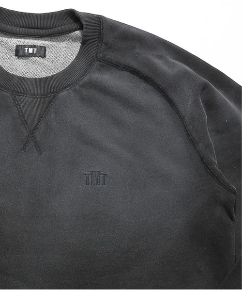 TMT（ティーエムティー）の「PULL OVER SWEAT（BLACK）（スウェット・メンズ・ライトインディゴブルー/インディゴブルー/ライトグレー/グレー/サックスブルー/ブラック・MEDIUM/LARGE/X-LARGE）」の11枚目の写真