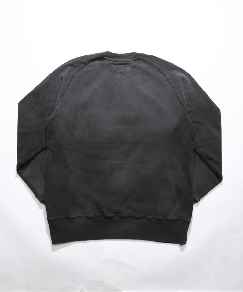 TMT（ティーエムティー）の「PULL OVER SWEAT（BLACK）（スウェット・メンズ・ライトインディゴブルー/インディゴブルー/ライトグレー/グレー/サックスブルー/ブラック・MEDIUM/LARGE/X-LARGE）」の12枚目の写真