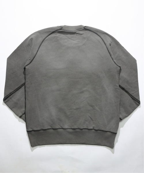 TMT（ティーエムティー）の「PULL OVER SWEAT（BLACK）（スウェット・メンズ・ライトインディゴブルー/インディゴブルー/ライトグレー/グレー/サックスブルー/ブラック・MEDIUM/LARGE/X-LARGE）」の10枚目の写真