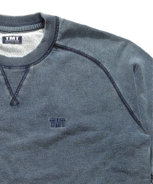 TMT（ティーエムティー）の「PULL OVER SWEAT（BLACK）（スウェット・メンズ・ライトインディゴブルー/インディゴブルー/ライトグレー/グレー/サックスブルー/ブラック・MEDIUM/LARGE/X-LARGE）」の17枚目の写真