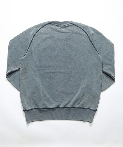 TMT（ティーエムティー）の「PULL OVER SWEAT（BLACK）（スウェット・メンズ・ライトインディゴブルー/インディゴブルー/ライトグレー/グレー/サックスブルー/ブラック・MEDIUM/LARGE/X-LARGE）」の14枚目の写真