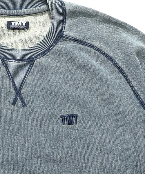 TMT（ティーエムティー）の「PULL OVER SWEAT（BLACK）（スウェット・メンズ・ライトインディゴブルー/インディゴブルー/ライトグレー/グレー/サックスブルー/ブラック・MEDIUM/LARGE/X-LARGE）」の13枚目の写真