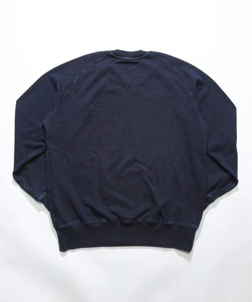 TMT（ティーエムティー）の「PULL OVER SWEAT（BLACK）（スウェット・メンズ・ライトインディゴブルー/インディゴブルー/ライトグレー/グレー/サックスブルー/ブラック・MEDIUM/LARGE/X-LARGE）」の16枚目の写真