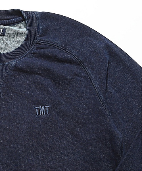 TMT（ティーエムティー）の「PULL OVER SWEAT（BLACK）（スウェット・メンズ・ライトインディゴブルー/インディゴブルー/ライトグレー/グレー/サックスブルー/ブラック・MEDIUM/LARGE/X-LARGE）」の15枚目の写真