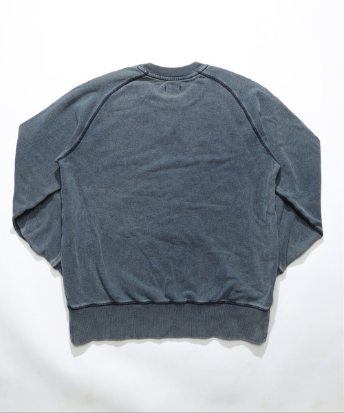 TMT（ティーエムティー）の「PULL OVER SWEAT（BLACK）（スウェット・メンズ・ライトインディゴブルー/インディゴブルー/ライトグレー/グレー/サックスブルー/ブラック・MEDIUM/LARGE/X-LARGE）」の18枚目の写真