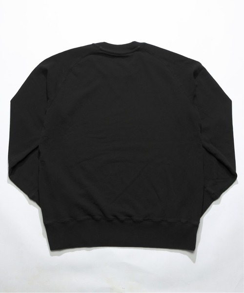 TMT（ティーエムティー）の「PULL OVER SWEAT（BLACK）（スウェット・メンズ・ライトインディゴブルー/インディゴブルー/ライトグレー/グレー/サックスブルー/ブラック・MEDIUM/LARGE/X-LARGE）」の8枚目の写真