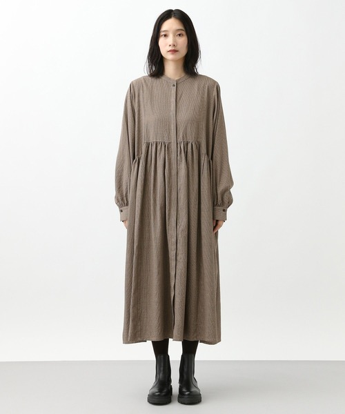 studio CLIP（スタディオクリップ）の「《natural by clip》サッカー前開きワンピース[プチサイズあり]（ワンピース・レディース・ブラック/その他1・FREE/PF）」の17枚目の写真