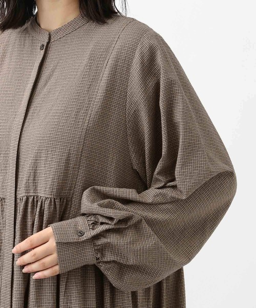 studio CLIP（スタディオクリップ）の「《natural by clip》サッカー前開きワンピース[プチサイズあり]（ワンピース・レディース・ブラック/その他1・FREE/PF）」の13枚目の写真