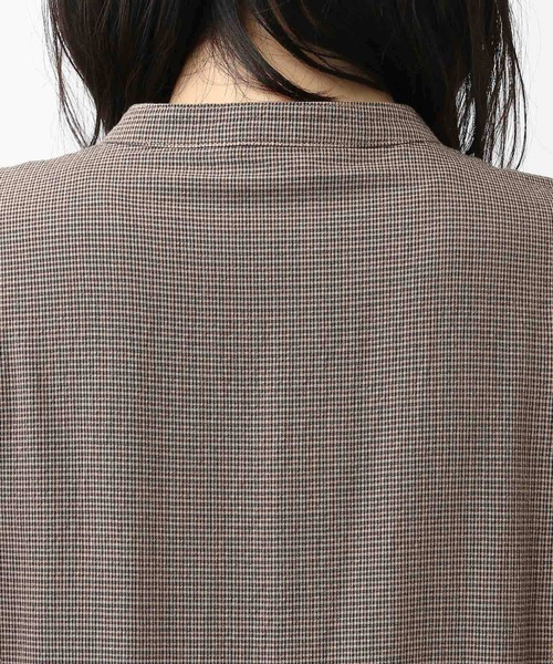 studio CLIP（スタディオクリップ）の「《natural by clip》サッカー前開きワンピース[プチサイズあり]（ワンピース・レディース・ブラック/その他1・FREE/PF）」の10枚目の写真