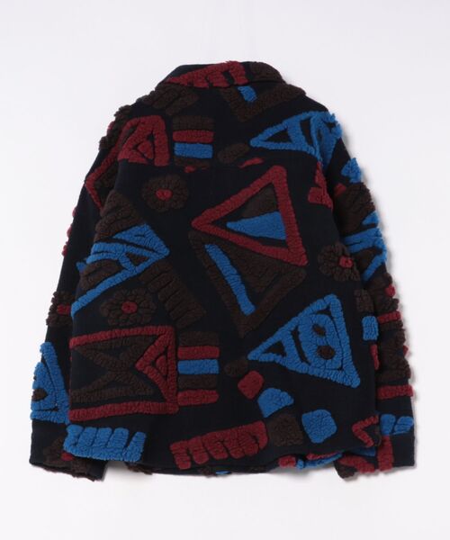 Desigual（デシグアル）の「レリーフ加工のエスニックジャケット（その他アウター・メンズ・ブルー・S/M/L）」の2枚目の写真