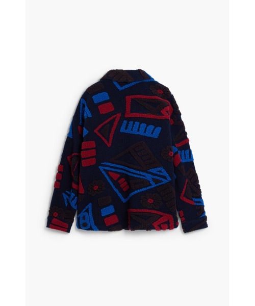 Desigual（デシグアル）の「レリーフ加工のエスニックジャケット（その他アウター・メンズ・ブルー・S/M/L）」の5枚目の写真