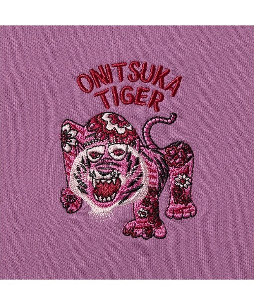 オニツカタイガー　刺繍入りスウェットトップ オニツカタイガー 刺繍入りスウェットトップ Onitsuka Tiger（オニツカ