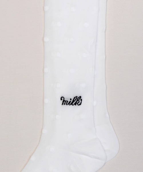 MILK（ミルク）の「ドット ニーハイソックス（ソックス/靴下・レディース・B/A・FREE）」の8枚目の写真