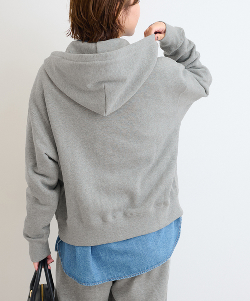 JOURNAL STANDARD relume（ジャーナルスタンダード　レリューム）の「フーディスウェット（パーカー・レディース・チャコールグレー/ブラック・FREE）」の6枚目の写真