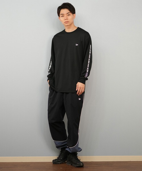 NEW ERA(ニューエラ)の「NEW ERA/ニューエラ 長袖 テック Tシャツ Speed Logo パフォーマンスアパレル ロンT 14674823/14674824(Tシャツ/カットソー・メンズ・ホワイト/ブラック・M/L/XL/2XL)」の14枚目の写真