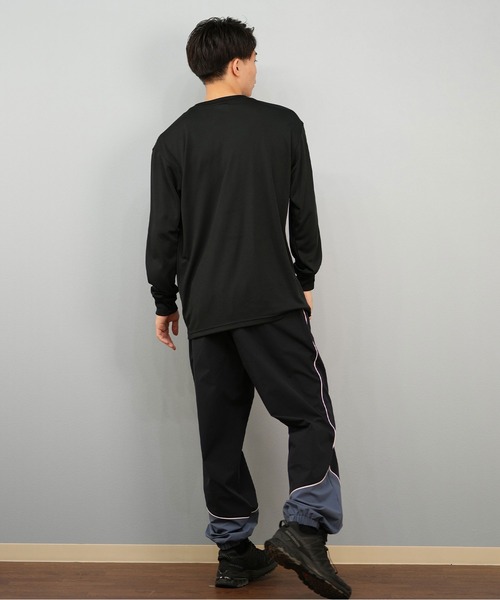 NEW ERA(ニューエラ)の「NEW ERA/ニューエラ 長袖 テック Tシャツ Speed Logo パフォーマンスアパレル ロンT 14674823/14674824(Tシャツ/カットソー・メンズ・ホワイト/ブラック・M/L/XL/2XL)」の6枚目の写真