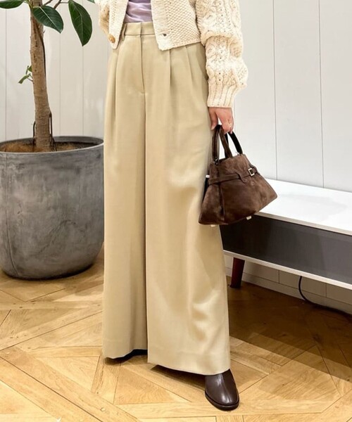 ライトカルゼ タックワイドパンツ（その他パンツ）｜BALLSEY