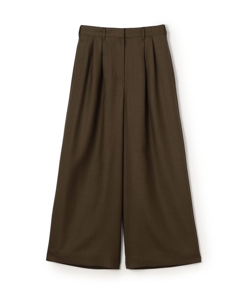 BALLSEY(ボールジィ)の「ライトカルゼ タックワイドパンツ(その他パンツ・レディース・ベージュ/ブラウン/ライトグレー/ブラック・38/36/34/32)」の4枚目の写真