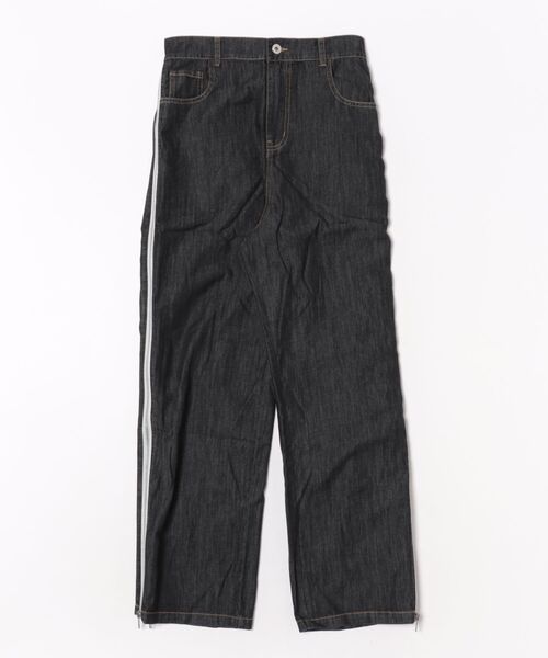 BITTOKO(ビットコ)の「サイドWジップデニムパンツ(デニムパンツ・レディース・ブラック/ブルー・SMALL/MEDIUM)」の5枚目の写真