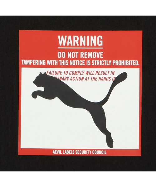 PUMA(プーマ)の「PUMA プーマ メンズ PUMA x BlackEyePatch DO NOT REMOVE ラベル 半袖 Tシャツ(Tシャツ/カットソー・メンズ・ブラック/ホワイト・X-LARGE/SMALL/MEDIUM/LARGE)」の5枚目の写真