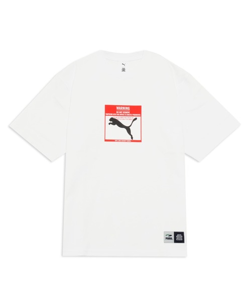 PUMA(プーマ)の「PUMA プーマ メンズ PUMA x BlackEyePatch DO NOT REMOVE ラベル 半袖 Tシャツ(Tシャツ/カットソー・メンズ・ブラック/ホワイト・X-LARGE/SMALL/MEDIUM/LARGE)」の2枚目の写真