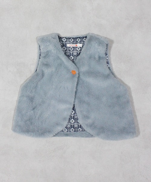 MARKEY'S(마키즈)의 「무지 퍼 베스트(베스트)」｜라이트 블루