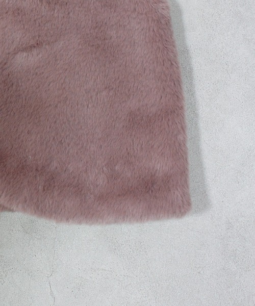 MARKEY'S（マーキーズ）の「無地ファーベスト（ベスト・キッズ・モカ/ピンク/ライトブルー・100/150/140/110/90/80/130/120）」の11枚目の写真