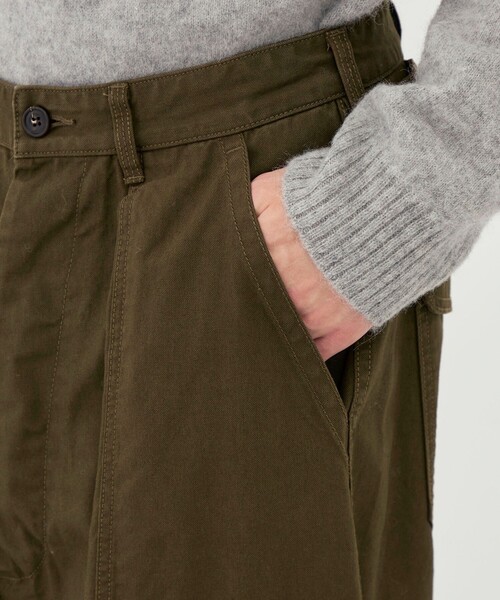 GALERIE VIE(ギャルリー ヴィー)の「ストーンウェーブコットン メカニックパンツ(カーゴパンツ・メンズ・カーキ・46/44)」の8枚目の写真